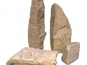 fantasy stones Model 3D