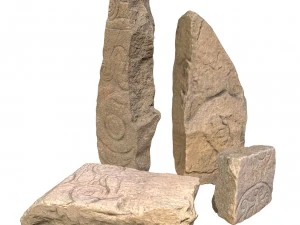 fantasy stones 3D Model