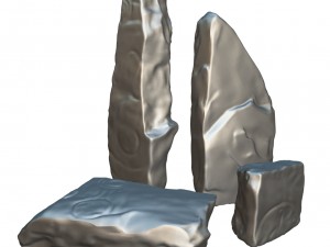 fantasy stones 3D Model