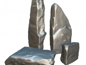 fantasy stones 3D Model