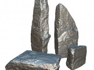 fantasy stones 3D Model