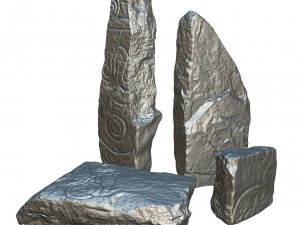 fantasy stones 3D Model