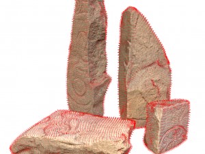 fantasy stones 3D Model