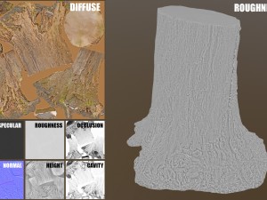 tree stump 3Dモデル