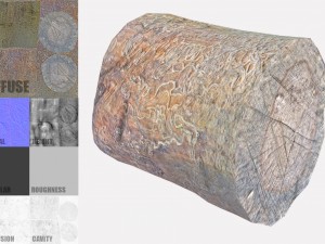 log 3D Model