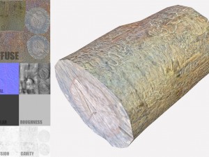 log 3D Model