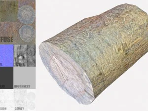 tronco d'albero Modello 3D