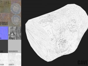 tronco d'albero Modello 3D