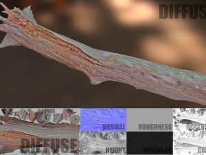 dead tree 3D Модель