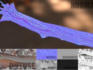 dead tree 3D Модель