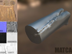 tree log Modèle 3D