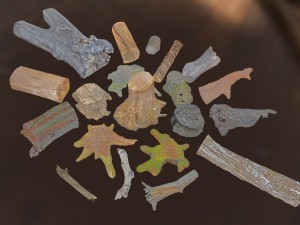 forest elements 3D 模型