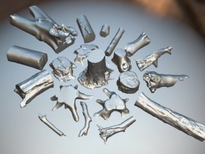 forest elements 3D 模型
