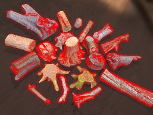 forest elements 3D 模型