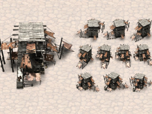 isometric ancient city pack CG टेक्स्चर्स