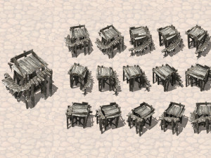 isometric ancient city pack CG टेक्स्चर्स