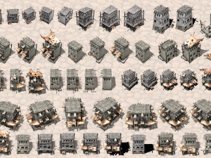 isometric ancient city pack CG टेक्स्चर्स