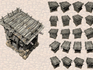 isometric ancient city pack CG टेक्स्चर्स