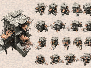 isometric ancient city pack CG टेक्स्चर्स
