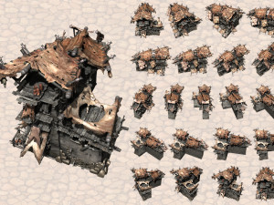 isometric ancient city pack CG टेक्स्चर्स