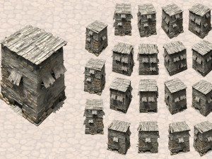 isometric ancient city pack CG टेक्स्चर्स