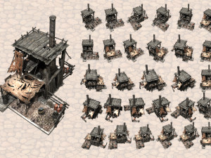 isometric ancient city pack CG टेक्स्चर्स