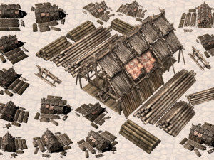 isometric ancient city pack CG टेक्स्चर्स