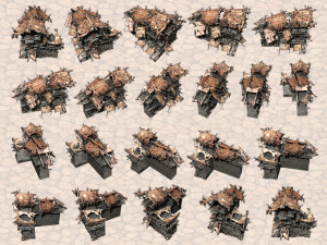 isometric ancient city pack CG टेक्स्चर्स
