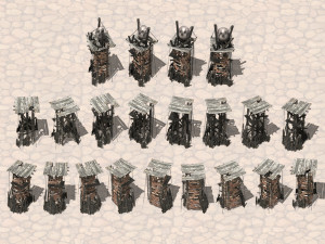 isometric ancient city pack CG टेक्स्चर्स