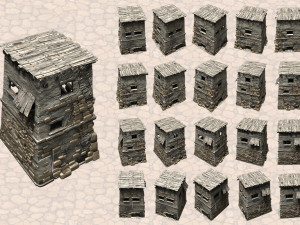 isometric ancient city pack CG टेक्स्चर्स