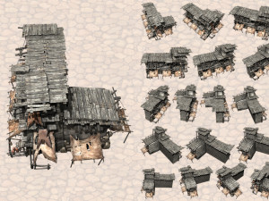 isometric ancient city pack CG टेक्स्चर्स