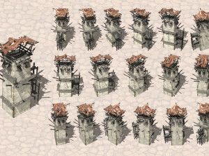 isometric ancient city pack CG टेक्स्चर्स
