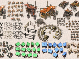 isometric ancient city pack CG टेक्स्चर्स