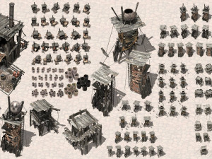 isometric ancient city pack CG टेक्स्चर्स