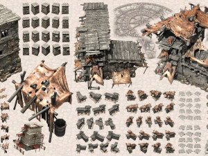 isometric ancient city pack CG टेक्स्चर्स