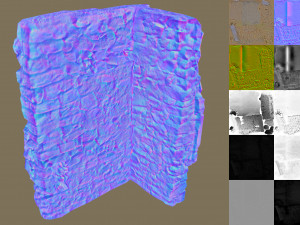 wall corner 2 Modelo 3D