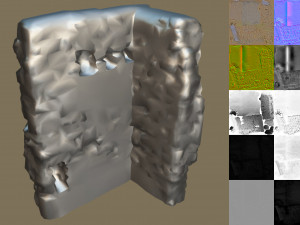 wall corner 2 Modelo 3D
