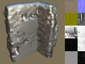 duvar k&ouml;şesi 2 3D Model