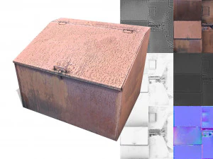 street metal box 3D Model