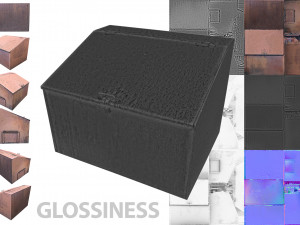 street metal box Modèle 3D