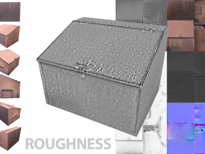 street metal box Modèle 3D