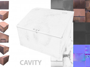 street metal box Modèle 3D
