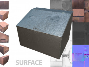 street metal box Modèle 3D