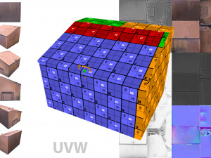 street metal box Modèle 3D