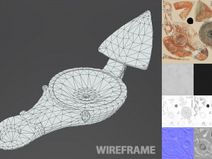 ancient roman lamp 3D Model