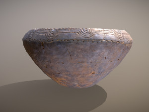 photorealistic bawl 3D मॉडल