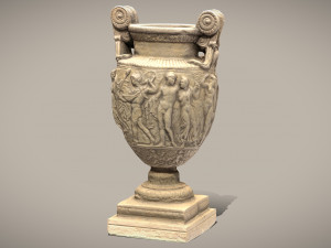 ancient greek roman vase Modello 3D