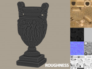 ancient greek roman vase 3D Model