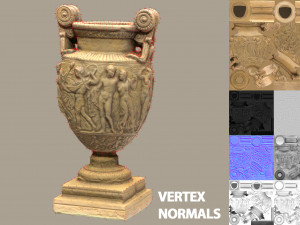 ancient greek roman vase 3D Model