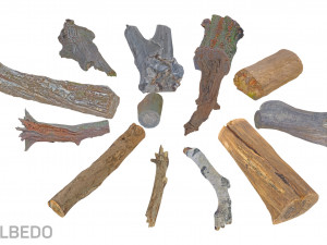 13 tree logs 3D 模型